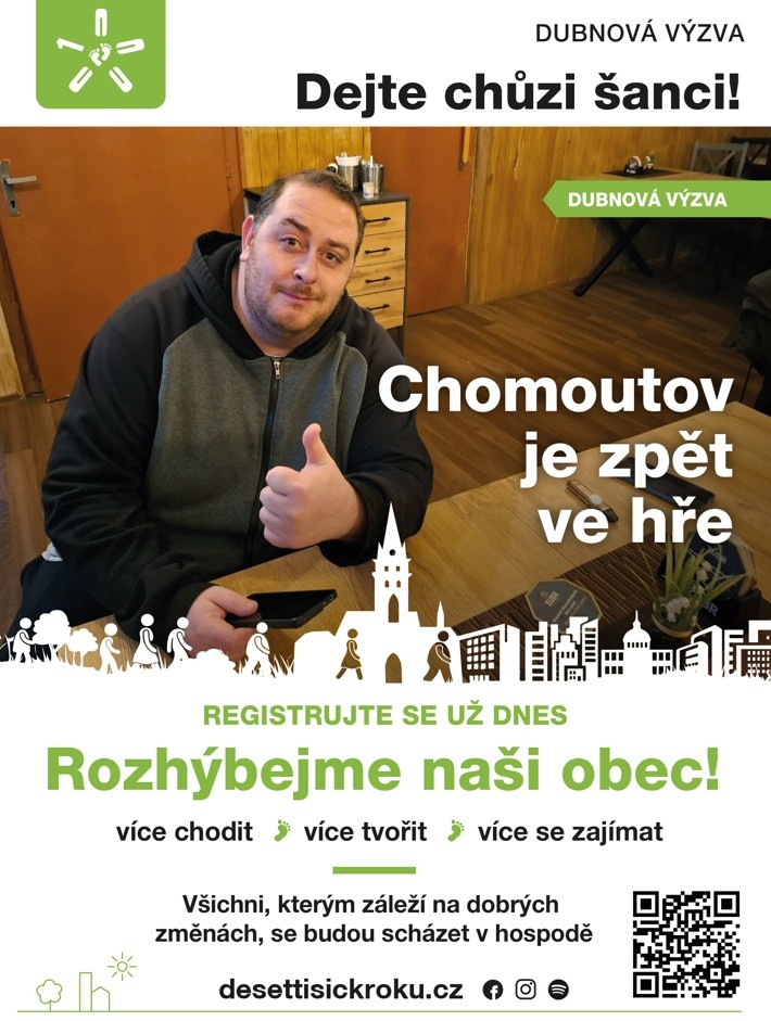 Zapojte se do celorepublikové výzvy 10000 kroků